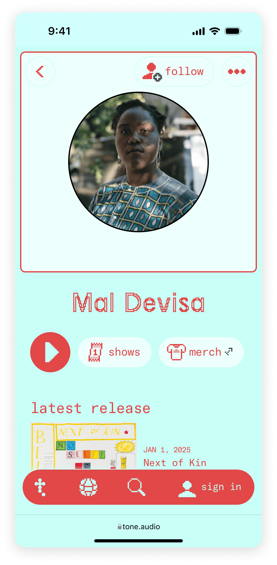 Mal Devisa on Tone